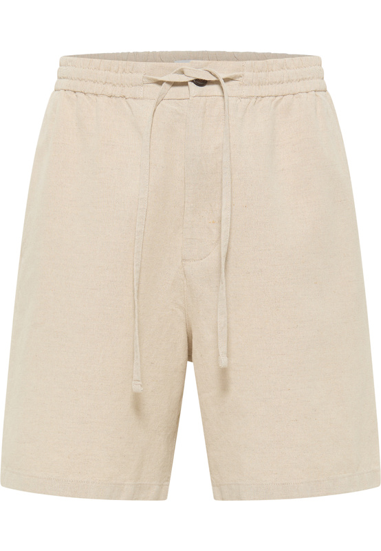 Męskie Szorty Mustang Style Linen Jogger Shorts Whisper White 1015146 2013