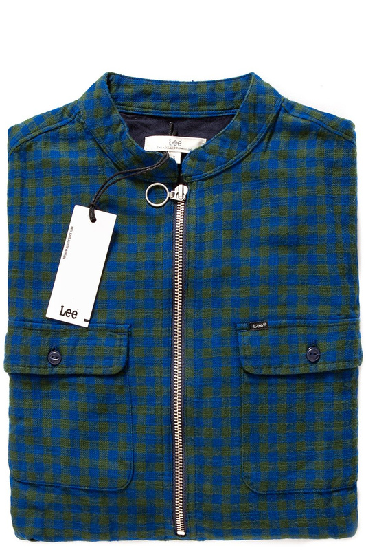 LEE ZIP SHIRT BEYOND BLUE L46EQFKT 112110905