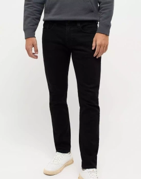 Męskie Spodnie Jeansowe Mustang Style Oregon Slim Denim Black 1014594 4000 900