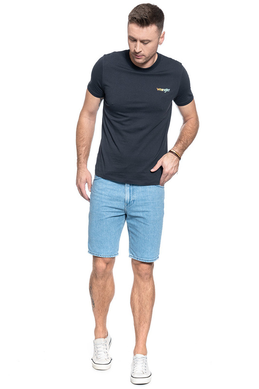 MĘSKI T-SHIRT WRANGLER SS GOOD TIMES TEE BLUE GRAPHITE W7F8FKX15 112131815