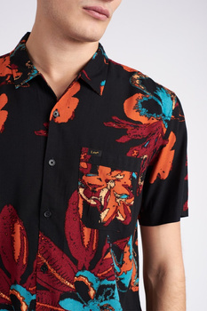 LEE SEASONAL SS SHIRT MĘSKA KOSZULA NA CO DZIEŃ BLACK L66DOC01 112116355