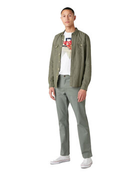 SPODNIE MĘSKIE WRANGLER TEXAS WREATH GREEN W121W3G29 112126234