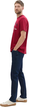 Męskie Spodnie Jeansowe Tom Tailor TOM TAILOR Josh slim Rinsed Blue Denim 1042340 10138