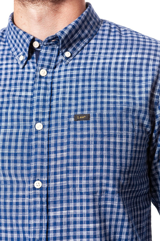LEE LEE BUTTON DOWN DEEP INDIGO L880IEPS