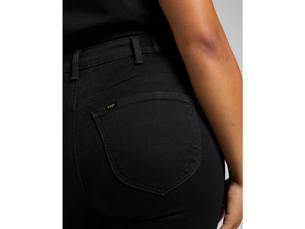 LEE SUPER HIGH SCARLETT DAMSKIE SPODNIE JEANSOWE JEANSY BLACK RINSE L32GSY47 112139922