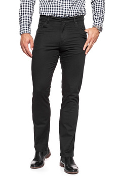 WRANGLER SPODNIE MĘSKIE TEXAS STRETCH BLACK W121AP100
