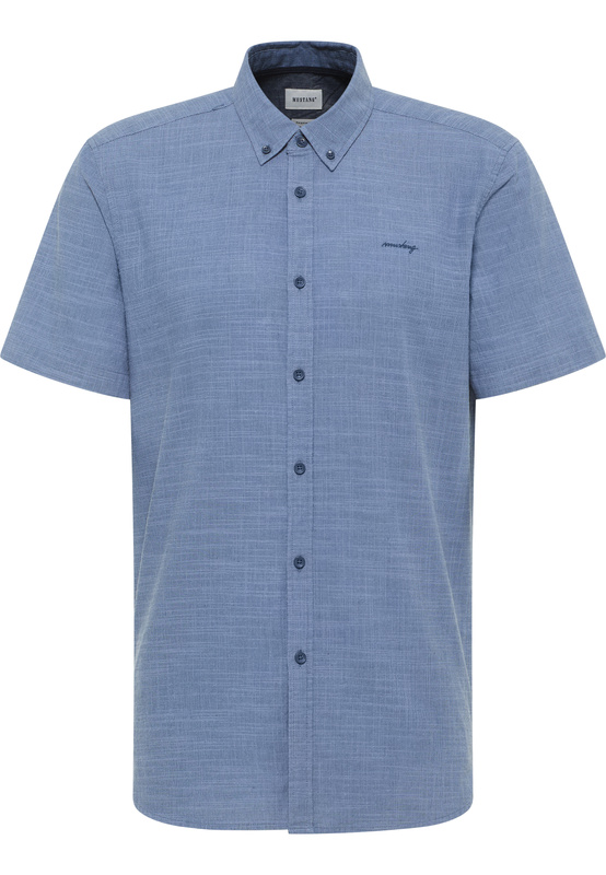 Męska Koszula Mustang Style Berkeley Middle Blue Two Tone 1016252 12722