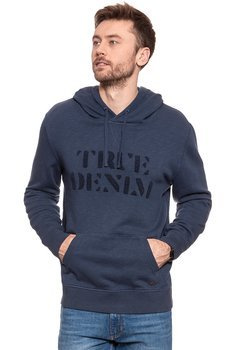 MUSTANG BLUZA Terry Hoodie BLUE NIGHTS 1006030 4085