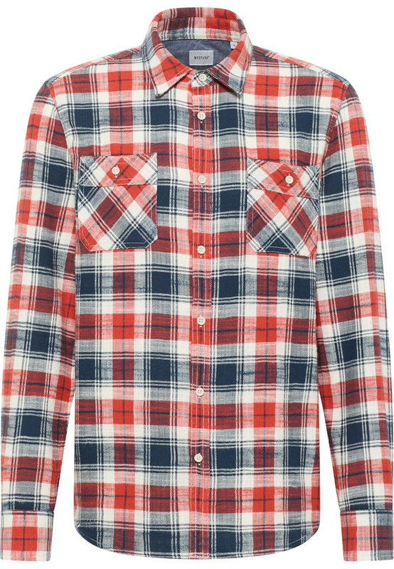 Męska Koszula Mustang Style Eastbridge Multicheck Red 1014768 12551