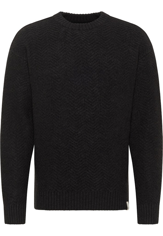 Męski Sweter Mustang Style Elwood Anthra Melange 1015822 4151 