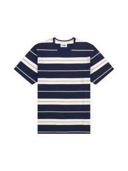 MESKA KOSZULKA WRANGLER STRIPE TEE BLACK IRIS 112362724