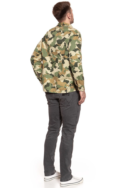 KURTKA LEE FATIQUE OVERSHIRT CAMOUFLAGE L66QCW03 112116625