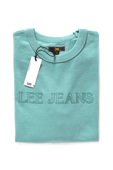 LEE EMBROID LOGO CREW FADED GREEN L82XWOLF 112122255