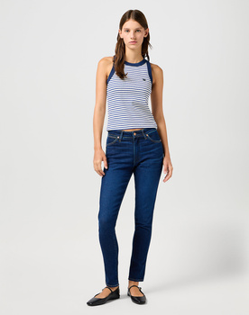 DAMSKA KOSZULKA WRANGLER RINGER TANK MAZARINE BLUE 112362567