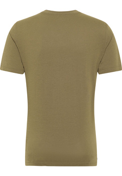 MUSTANG Style Alex C LOGO Tee MĘSKI T-SHIRT KOSZULKA NADRUK LOGO BURNT OLIVE 1013221 6358