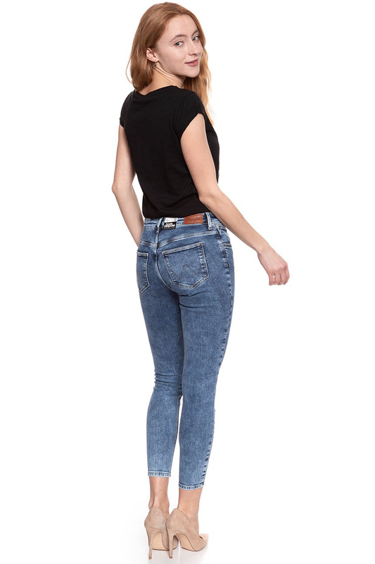 WRANGLER SKINNY CROP STATIC BLUE W28MSV25J 112128475
