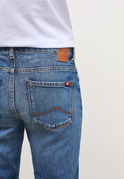 MUSTANG Crosby Relaxed Straight Damskie Spodnie Jeansowe Denim Blue 1013594 5000 582