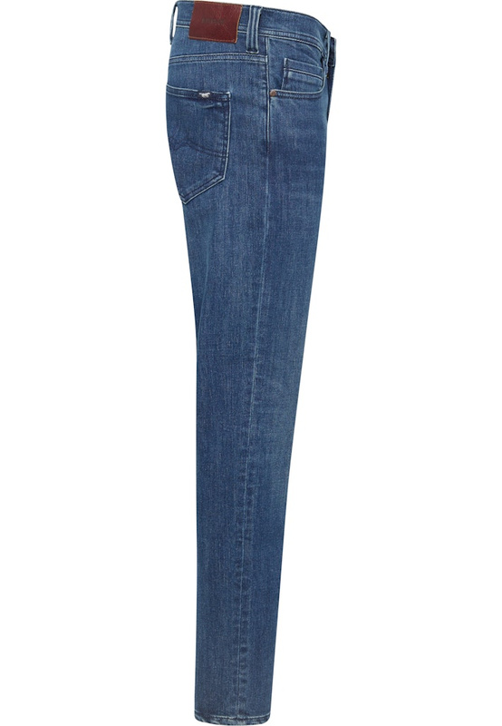 Męskie Spodnie Jeansowe Mustang Style Oregon Slim Denim Blue 1015507 5000 882