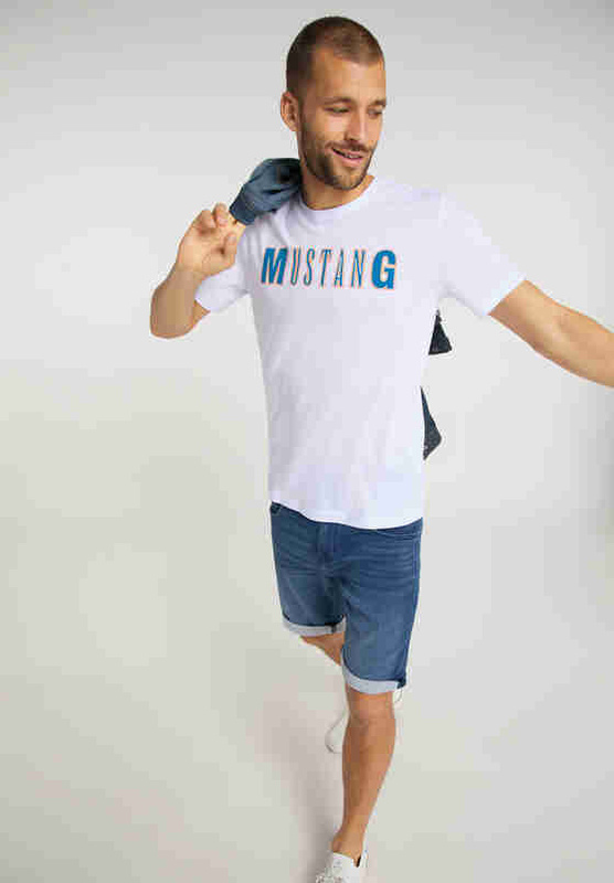 MĘSKI T-SHIRT MUSTNAG Alex LOGO Tee general White general 1009516 2045