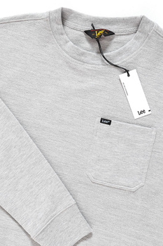 BLUZA LEE NEW POCKET SWS GREY MELE L82MWOMP 112122114