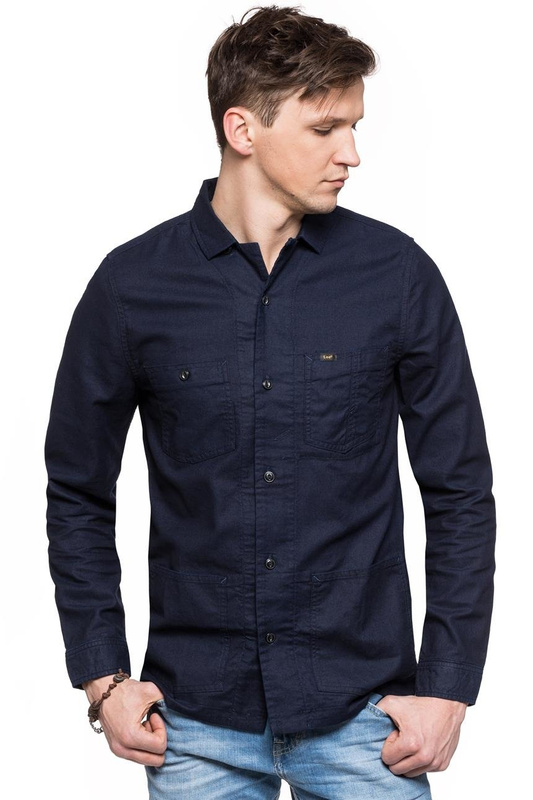 LEE OVERSHIRT BLUE EXPLORE L87GWWUK