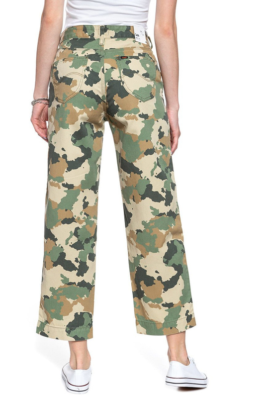 SPODNIE DAMSKIE LEE WIDE LEG CAMOUFLAGE L31GCW03 112107101