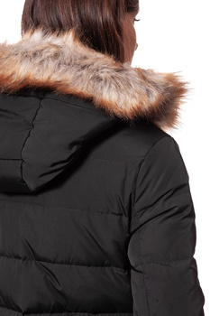 DAMSKA KURTKA ZIMOWA WRANGLER LONG PUFFER BLACK W4126VJ01 112128759