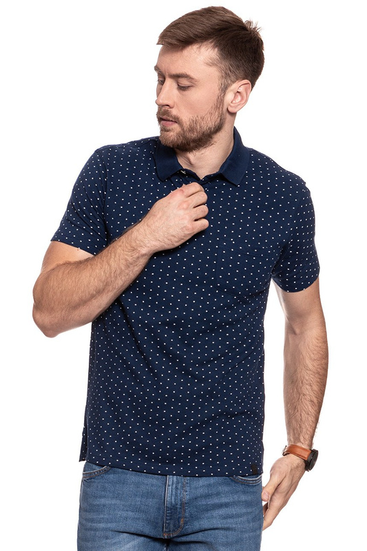 LEE POLKADOT POLO DEEP INDIGO L60UPZPS