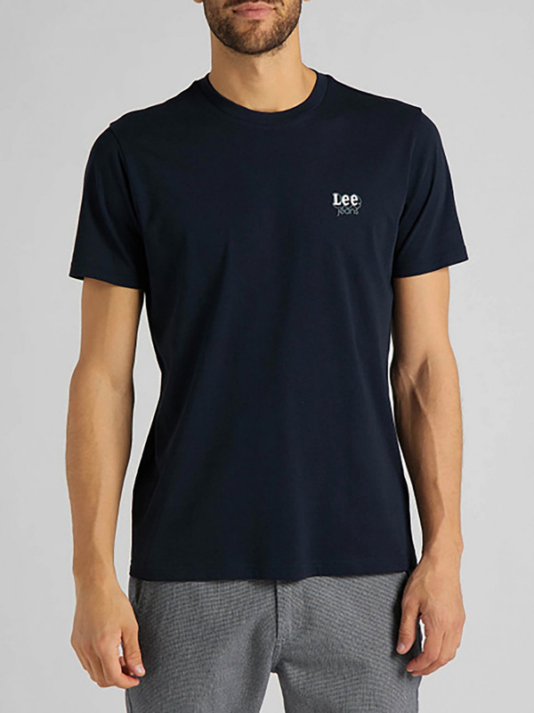 LEE SS SMALL LOGO TEE MĘSKI T-SHIRT KOSZULKA SKY CAPTAIN L62LFQHY 112114689