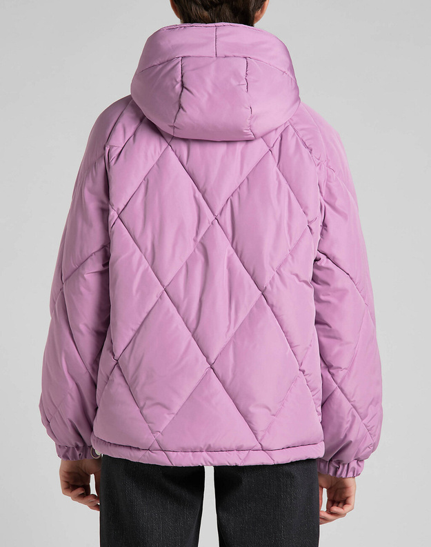 LEE SHORT PUFFER DAMSKA KURTKA PUCHOWA LOGO PANSY L55LEV63 112320687