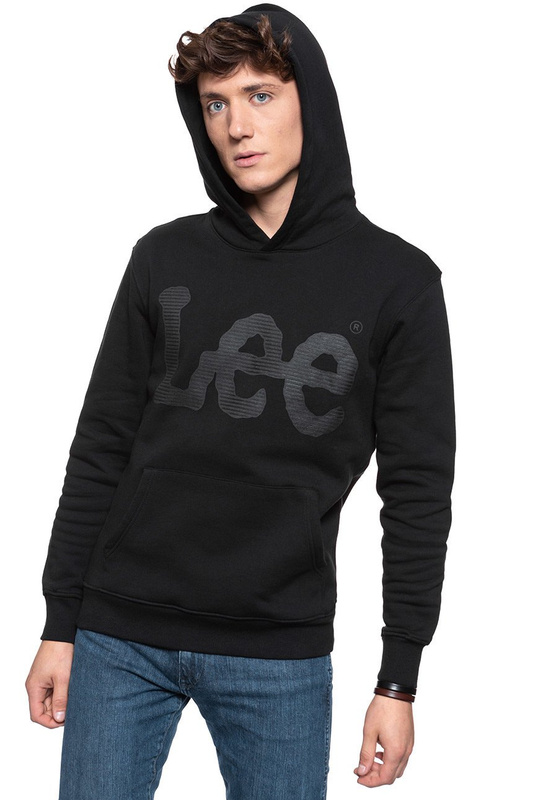 BLUZA LEE HIGH SCREEN HOODY BLACK L82CTJ01 112121996