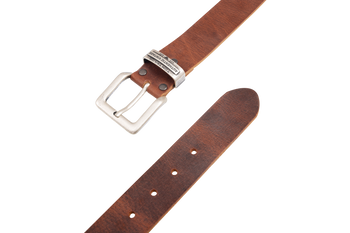 TOM TAILOR MĘSKI PASEK SKÓRZANY KLASYCZNY SKÓRA TG1068L89/690 40mm Gürtel Q.6789 0690 DARKBROWN