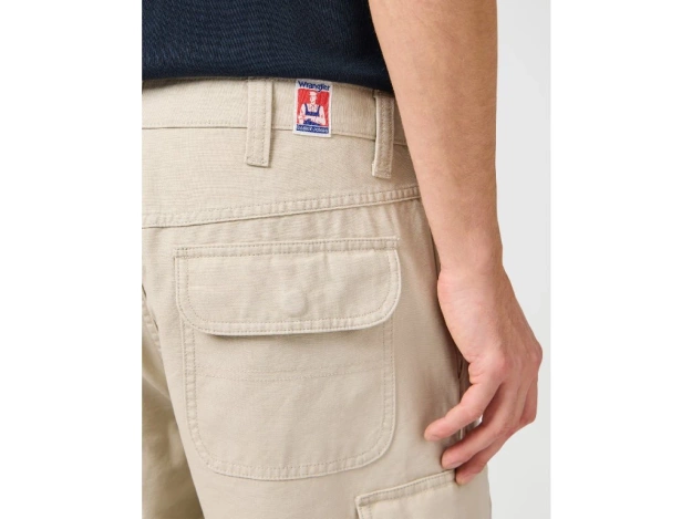 MESKIE SPODENKI WRANGLER CJ CARGO SHORTS PELICAN 112362551