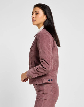 LEE DAMSKA KURTKA JEANSOWA LEE SHERPA RIDER JKT DREAMY MAUVE 112355172