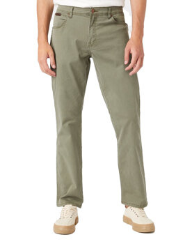 WRANGLER TEXAS STRETCH MĘSKIE SPODNIE MATERIAŁOWE SEA TURTLE W121Y6G31 112145776
