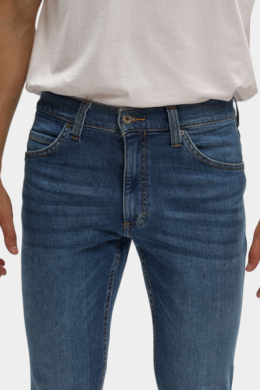 Męskie Spodnie Jeansowe Mustang Style Tramper Straight Denim Blue 1016809 5000 502