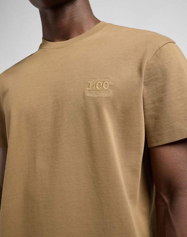 MESKA KOSZULKA LEE WW ESSENTIAL TEE DARK KHAKI 112370485