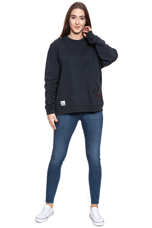 BLUZA LEE DAMSKA BUTTERFLY SWS WASHED BLACK L82IAB60 112122061