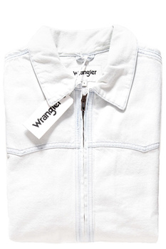 KURTKA JEANSOWA WRANGLER WESTERN ZIP THRU JKT VENICE BLEACH W461UT28F 112128911