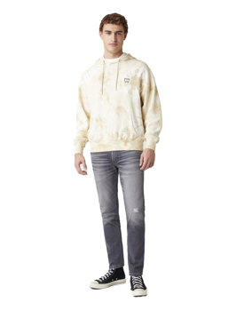 MĘSKA BLUZA WRANGLER HOODIE PAPYRUS W6E1HAXME 112130725