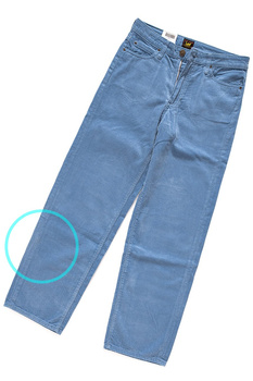 LEE 5 POCKET WIDE LEG FROST BLUE L30SDC98 112106612