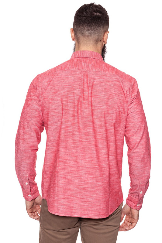 KOSZULA WRANGLER LS 1 PKT SHIRT TRUE RED W5760OO74 112129451