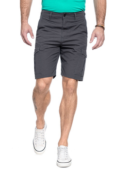 MĘSKIE SZORTY MATERIAŁOWE LEE FATIGUE SHORT STEEL GREY L73BCJ90 112120340