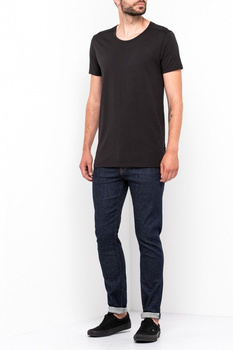 LEE FASHION FIT T MĘSKI T-SHIRT KOSZULKA Z KRÓTKIM RĘKAWEM PITCH BLACK L65WEPEM 112116229