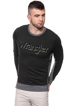 WRANGLER 2 TONE SWEAT FADED BLACK W6543I3V6 112130544