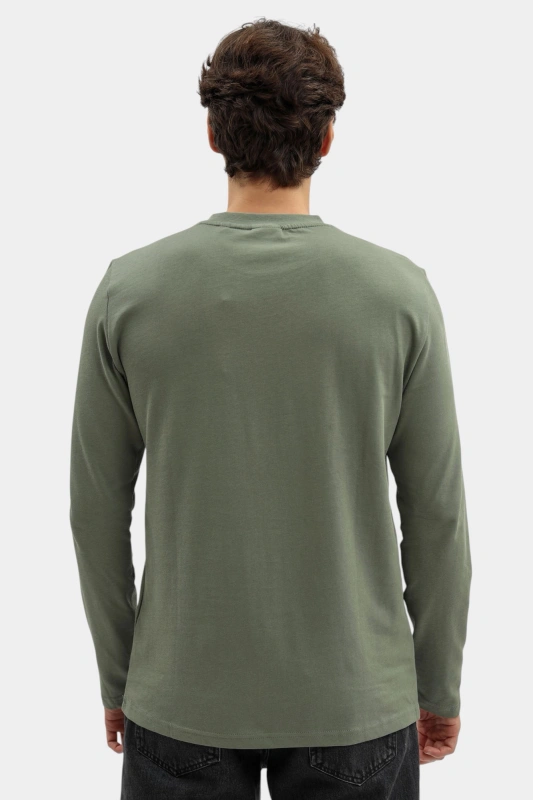 Męski Longsleeve Mustang Style Arlington Agave Green 1016874 6473