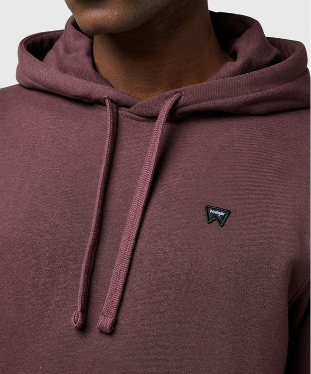 MESKA BLUZA WRANGLER SIGN OFF HOODIE MAHOGANY 112371459