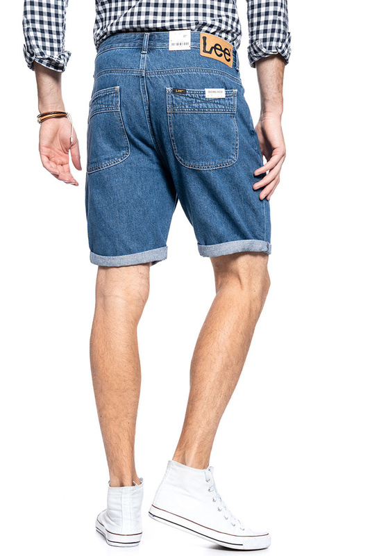 SPODENKI MĘSKIE LEE PIPES TAPERED SHORTS TIC L73ZGGEZ 112120830