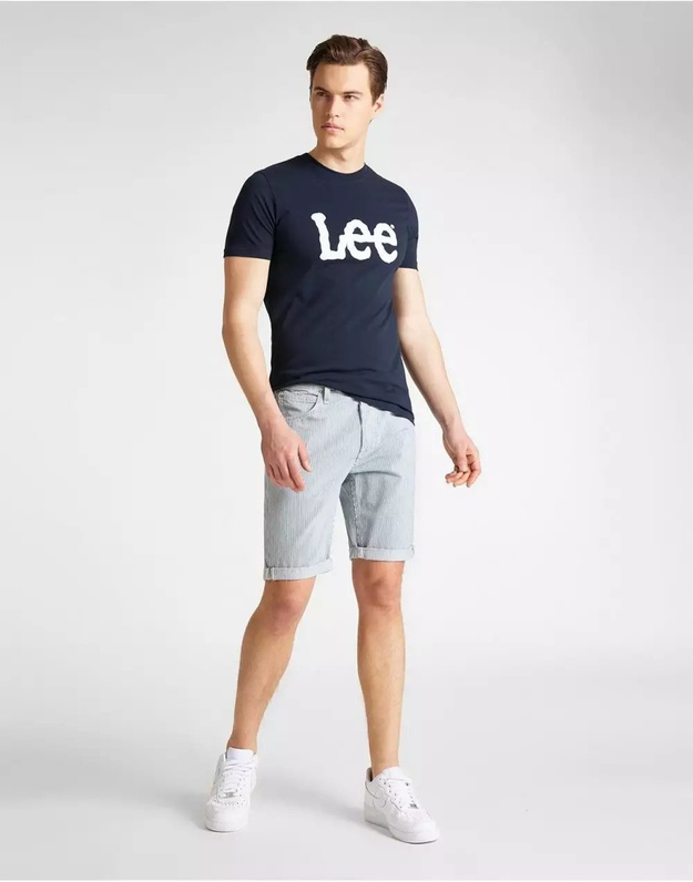 LEE WOBBLY LOGO TEE MĘSKI T-SHIRT KOSZULKA BRINDLE GREEN L65QAIUA 112145359