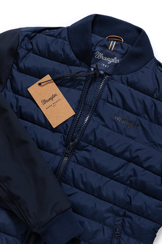 KURTKA WRANGLER TECH BOMBER NAVY W4675X335